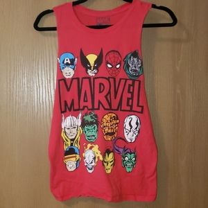 Marvel character muscle tank